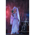 Traje de cosplay para mulheres Corpse Bride Zombie Clothes